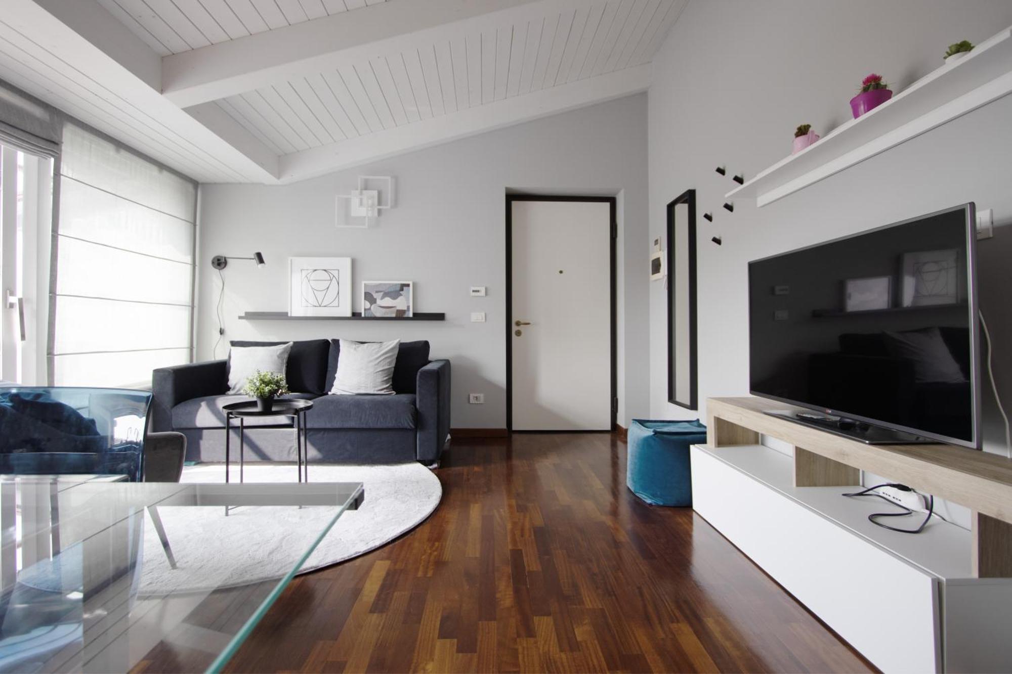Ferienwohnung Penthouse With Patio & 2 Baths, 10 Min To Duomo Mailand Exterior foto